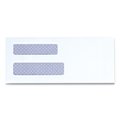 Universal Double Window Business Envelope, #8 5/8, Square Flap, Self-Adhesive, 3.63 x 8.63, 500PK UNV35218